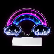 Northlight LED Lighted 3D Rainbow Infinity Mirror - 7.25