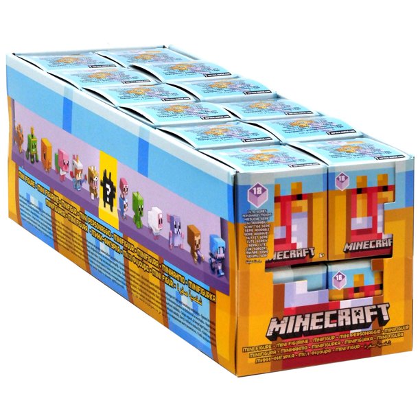 Minecraft Cute Series 18 Mystery Box 24 Packs Walmart Com Walmart Com