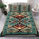 thumbnail image 2 of Juego de Cama Tribu Azul Diseño Nativo Americano Lt10, 2 of 6