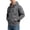 Gray, variant on ZVNAΖH Mens Zip Up Hoodie Fleece Jacket Camo Print Loose Fit Drawstring with Kangaroo Pocket, S-3XL