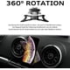 thumbnail image 2 of Soporte magnético para teléfono Audi A3/S3, soporte para ventilación de coche, soporte magnético giratorio para teléfono Audi A3/S3/RS3 (negro), 2 of 5