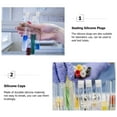thumbnail image 3 of MasteelfCA 5pcs Practical Silicone Plugs Test Tube Silicone Plugs Laboratory Silicone Caps, 3 of 8