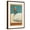 Brown Frame, variant on Art.com French Ski Poster with Ski Jumper Art Print, 12" x 18"