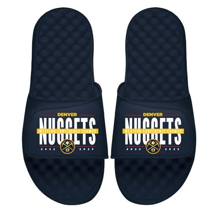 

Men s ISlide Navy Denver Nuggets 2023 Western Conference Champions Slide Sandals