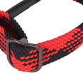 thumbnail image 4 of BIMZUC Watch Band Strap with Case Elastic Weaving Adjustable Replacement Wristbands for Oppo Free (10 inches / 25.4 cm), Red / Black, 4 of 9
