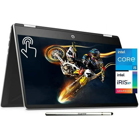 HP Pavilion x360 Convertible 14 2-in-1 Laptop, 14" Full HD Touch Screen, 11th Gen Intel Core i5-1135G7, Iris Xe Graphics, WIFI6, Windows 11 H(16GB|512GB SSD)
