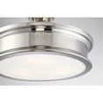 thumbnail image 6 of Savoy House Watkins 3-Light Ceiling Light in Polished Nickel, 6 of 6