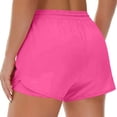thumbnail image 5 of Women's Running Shorts with Liner 3 Zipper Pockets Elastic Workout Athletic Gym Yoga Shorts, 2XL, 5 of 5