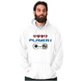 thumbnail image 4 of Gaming Set Couples Siblings BFF Gamer Men's Big & Tall Graphic Hoodie Brisco Brands 2X, 4 of 5