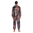 thumbnail image 6 of IAUYY Unisex Adult Onesie Pajamas Ultra-Soft Crystal-Soft Fabric, Halloween Adult Onesie Pajamas Adults,With a Zipper Plus Size Onesie Pajamas, A Skeleton, 6 of 6