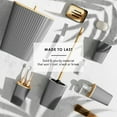thumbnail image 4 of Virtu 20 Piece Bamboo Bathroom Sets, Gray Bathroom Accessories Sets for Minimalistic Bathroom Décor, 4 of 8
