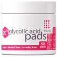 thumbnail image 1 of Toallitas exfoliantes Face Wipes TOUCH con 20% de ácido glicólico, 50 unidades, 1 of 6