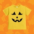 thumbnail image 2 of RMGVDSD Kids Girls Boys Halloween Shirt Cute Pumpkin T-Shirts Summer Short Sleeve Tee Tops Children's Graphic Tshirts 12-13 Years, 2 of 5
