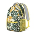 thumbnail image 2 of Hawaiian Tropical Leaf Backpack - Waterproof & Ergonomic Bookbag with Aloha Floral Print for Teens, 2 of 6