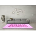 thumbnail image 3 of Ahgly Company Indoor Rectangle Oriental Purple Traditional Area Rugs, 7' x 10', 3 of 4