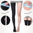 thumbnail image 4 of Anti-Cellulite Leg Shaper Sculpting Fat Burning Compression Pantyhose Women Leggings Slimming Tights Stocking NUDE, 4 of 8