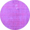 thumbnail image 1 of Ahgly Company Indoor Round Persian Pink Bohemian Area Rugs, 7' Round, 1 of 4