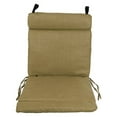thumbnail image 4 of Blazing Needles Outdoor Glider Chair Hinged Seat & Back Cushion, 4 of 4