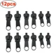 thumbnail image 1 of Cremalleras de reparación desmontables universales, mochilas de costura DIY, reparación de monederos, cremalleras de repuesto con cabezal de cremallera, nuevo diseño, 6 uds., 1 of 5