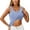 Light Blue, variant on HOCIRET Tank Tops with Built in Bra for Women Adjustable Spaghetti Strap Cami Sleeveless Summer Tops White 3XL