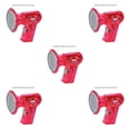 thumbnail image 2 of Vogacara Cambiador de voz Amplificador Altavoz de plástico Cambiador de voz ajustable Megáfono Juguete para niños, rosa roja Rosa roja 5piezas, 2 of 6