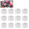 thumbnail image 3 of FRCOLOR Balloon Rings Buckle for Party Use Made of Plastic White Color 60 Pieces Easy to Operate, 3 of 10