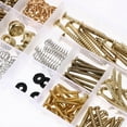 thumbnail image 3 of DEEPCRAFF 1Set Golden Electric Guitar Hardware Kit with Screws Springs and Strap Buttons in Case, 3 of 8