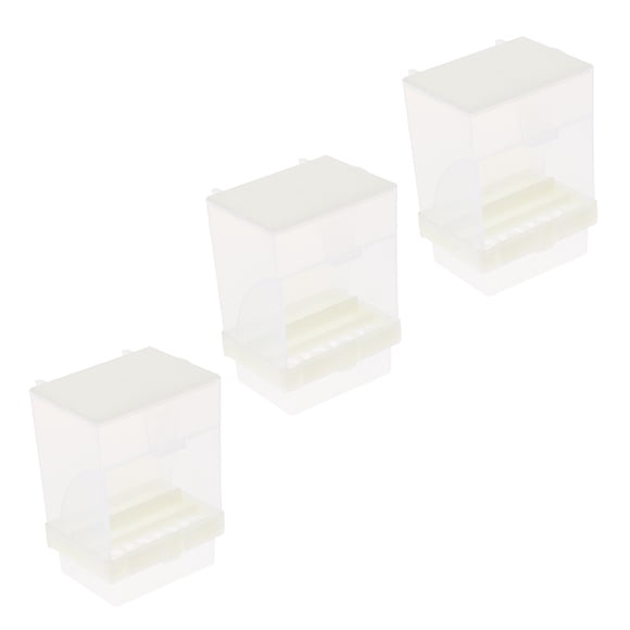 Alimentador automático jinwen de 3 paquetes para jaulas de Comedero para pájaros y loros