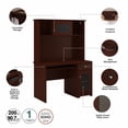 thumbnail image 5 of Bush Furniture Cabot 48" Computer Desk and Hutch, Harvest Cherry, 5 of 10