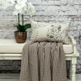 thumbnail image 6 of Parkland Collection Ursula 12x20" Jaguar Cotton Fabric Throw Pillow in Beige, 6 of 9