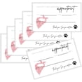 thumbnail image 4 of Boutique Marketing LLC Pet Grooming Appointment Reminder Cards  Physical Printed 2x3.5 inches Business Card Size Grooming Report Card & Grooming Loyalty  Red Bandana Design, 4 of 9