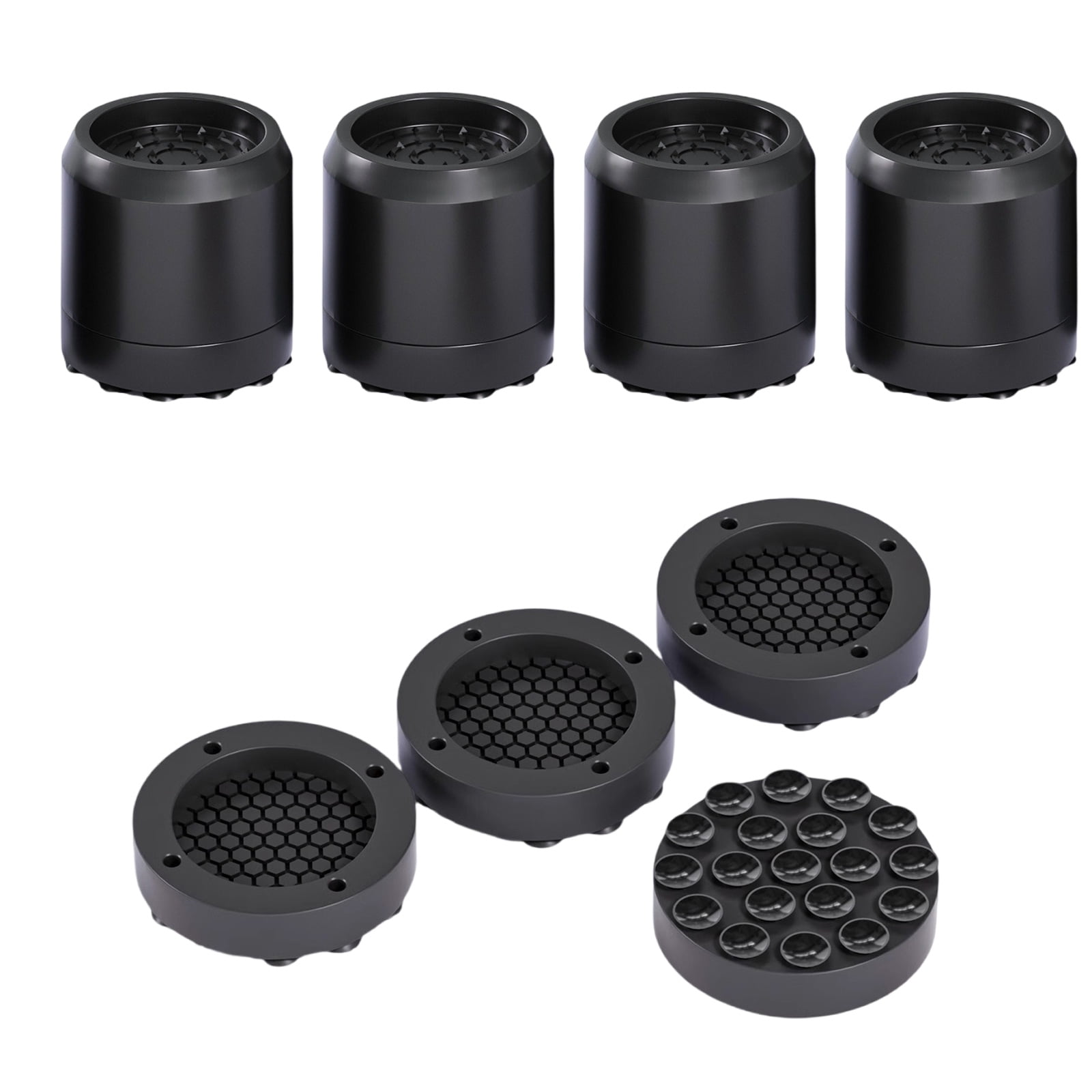 8Pieces Nonslip Plastic Pads for Washers and Appliances to Minimizing Vibrations and Protect Surfaces from Damage