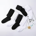 thumbnail image 6 of Slouch Socks for Woman 3 Pairs Women Scrunch Socks Extra Long Knee High Slouchy Socks Size 6-11, 6 of 9