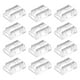 thumbnail image 1 of Uxcell 12-Pack Conectores LED COB, 2 Pines de 0.39 Pulgadas para Tira de Luz LED de 10mm [Transparente], 1 of 6