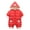 Red, variant on Baby Girls Boys One Piece Zipper Down Jacket Jacket Pram Suit Jumpsuit Romper Red 9 Months
