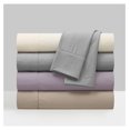 Casey 4 Piece Sheet Set Solid Color Washed Garment Technique Includes