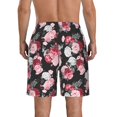 thumbnail image 3 of Naloa Rose Flowers Men's Beach Shorts, Surfing shorts, Swim trunks, Quick Dry Swim Trunks for Surfing Beach Fun - 3X-Large, 3 of 9