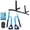 Pull Up Bar + Strap System, variant on Joist Mount Pull Up Bar and Strap System