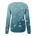 thumbnail image 5 of ICHUANYI Clearance Women Classic And Winter Floral Print Crewneck Long Sleeve Loose Sweatshirt Tops ICHUANYI "ICHUANYI", 5 of 5