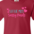 thumbnail image 4 of Inktastic Little Miss Sassy Pants, Sassy, Sassy Girl, Hearts Youth T-Shirt, 4 of 5