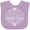 Lavender, variant on Inktastic Let the Good Times Roll Mardi Gras Boys or Girls Baby Bib