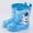 Blue, variant on Girls Rain Boots Cute Cartoon Printed Toddler Waterproof Shoes Timberland Toddler Boots for Toddlers