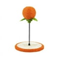 thumbnail image 2 of Cat Scratch Pad Playing Exercise Cat Spring Toy Cat Scratcher Toy with Ball Orange, 2 of 10
