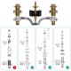 thumbnail image 4 of Cartucho de Repuesto para Grifo FEMAR 1224 14272 compatible con Moen, 4 of 9