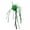 Green, variant on RICHMJ Silicone Soft Dice Fishing Lures with Flowing Tentacles, 10pcs Handmade Slow‑Sink Bass Soft Baits for Drop Shot, Finesse,Wacky Rig (Green)