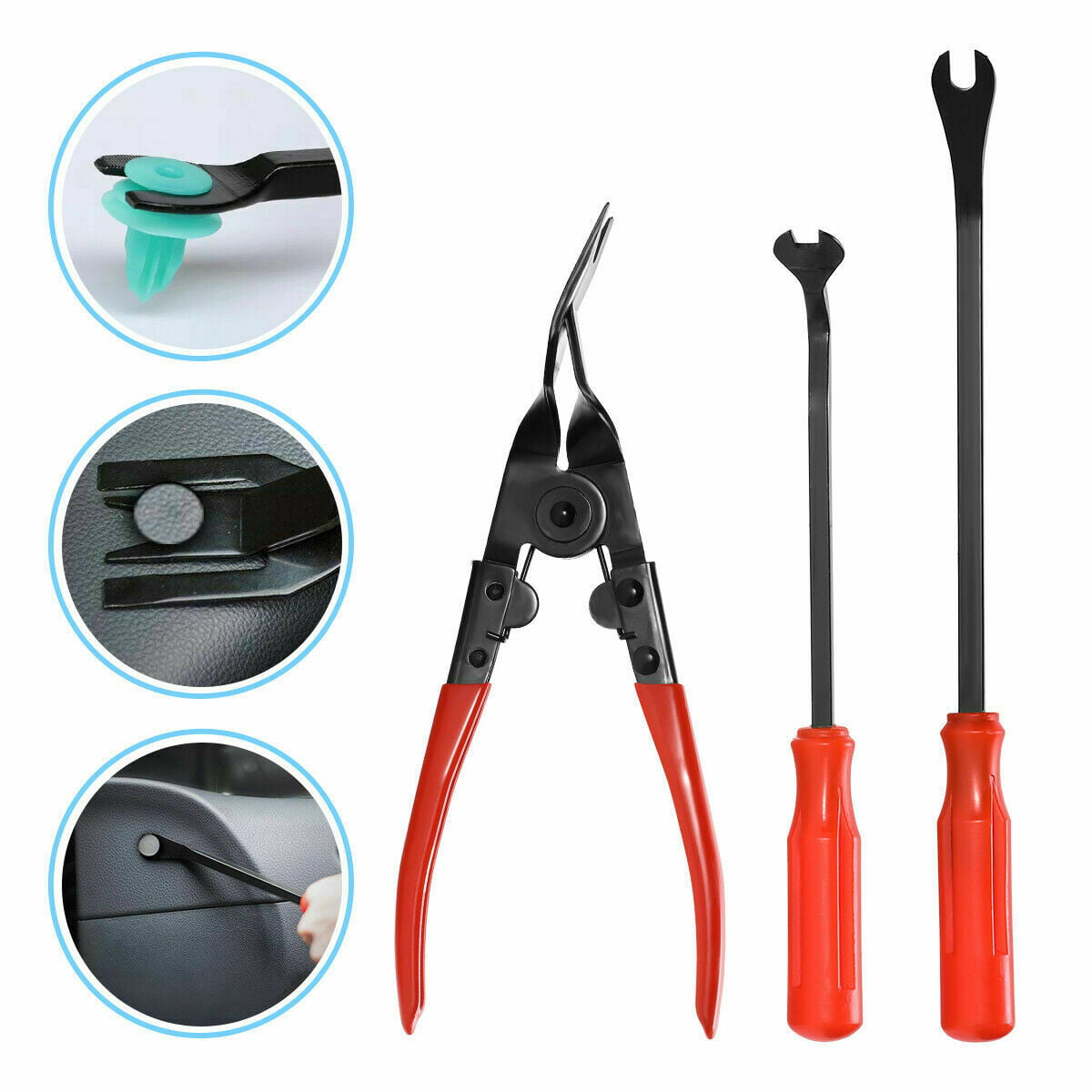 Moulding Dash Panel  Combo Tool Clip Removal Pliers Car Door  Upholstery Trim