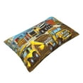 thumbnail image 3 of Balery Different Construction Site Vehicles Bedding Queen Pillow Cases - Envelope Closure - Soft Brushed Microfiber Fabric - Shrinkage and Fade Resistant Pillow Cases-, 3 of 9