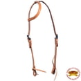 thumbnail image 2 of Hilason Western American Leather Horse Bridle One Ear Headstall Tan, 2 of 3