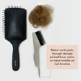 thumbnail image 3 of Kitsch Double Sided Hair Brush Cleaner Tool, Salon Solution for Removing Dust from Cushion, Grey 1pc, 3 of 11