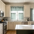 thumbnail image 6 of 3 Piece Kitchen Curtain Set, Heat Insulating Window Drape, Filtering Light Curtain, Dustproof Window Treatment for Kitchen Sink Basement Home Window Decoration, 6 of 6